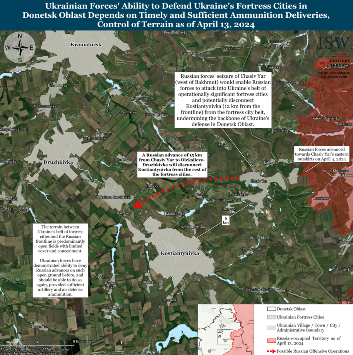 Ukraine War Maps Reveal Possible Russian Advances Into Fortress Cities