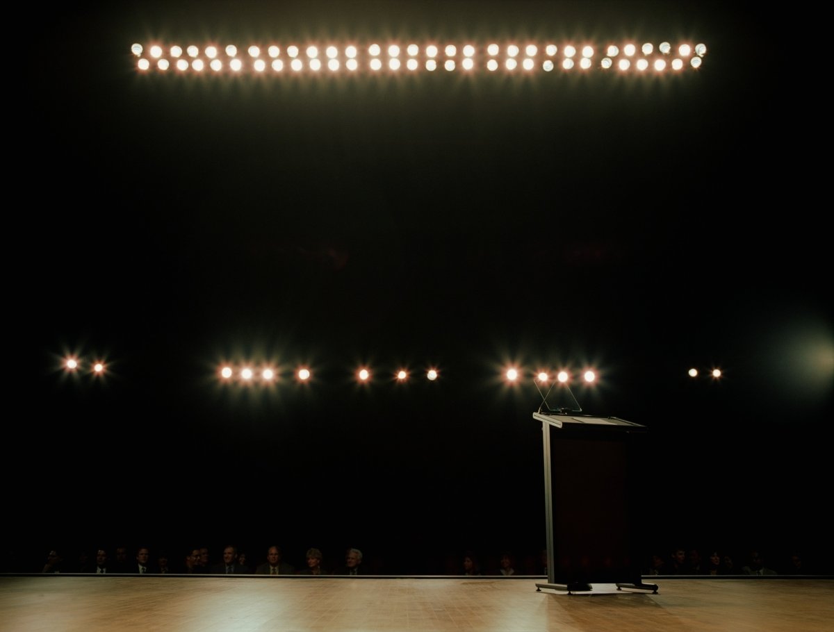 Stage stock photo