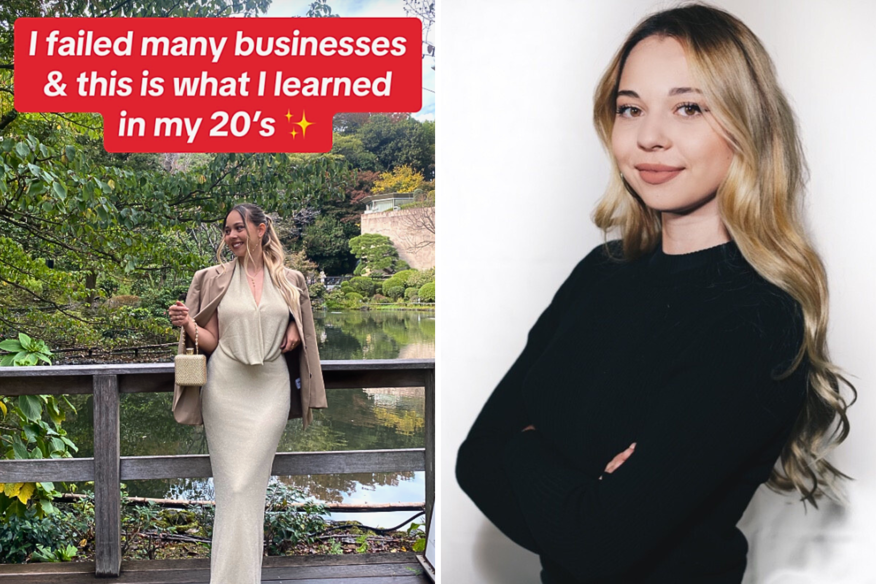 Gen Z CEO lists the failed businesses she launched before finding success