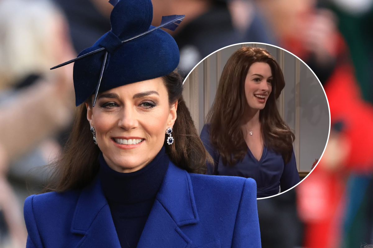 Princess Kate and Anne Hathaway