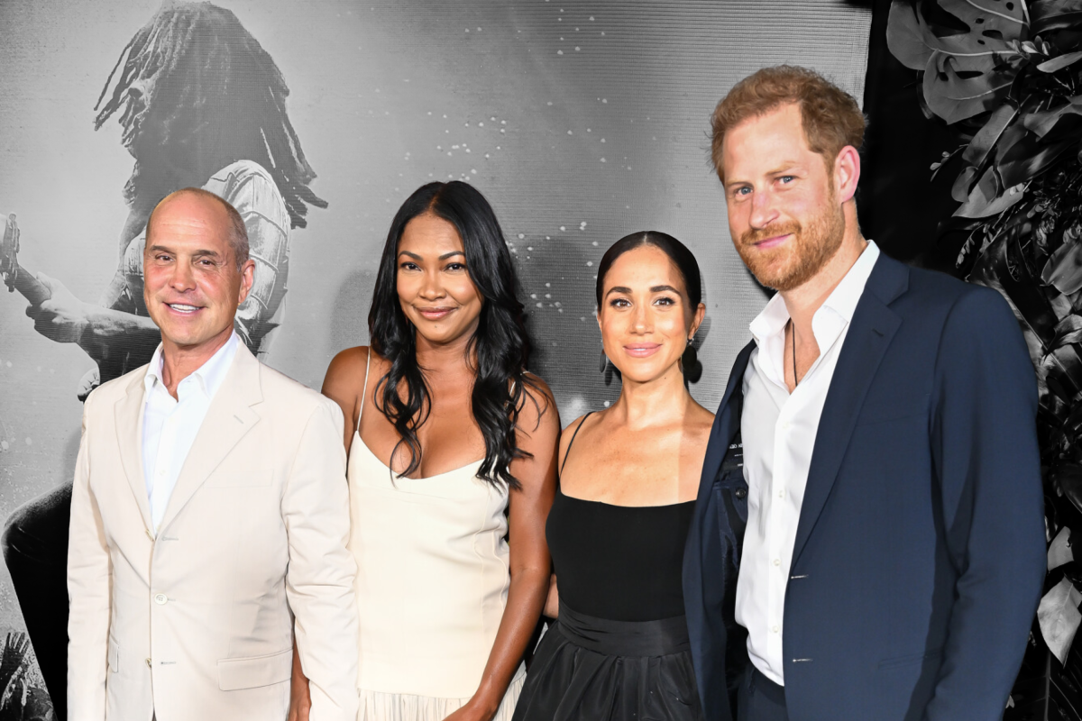 Meghan, Harry & Brian and Tracy Robbins