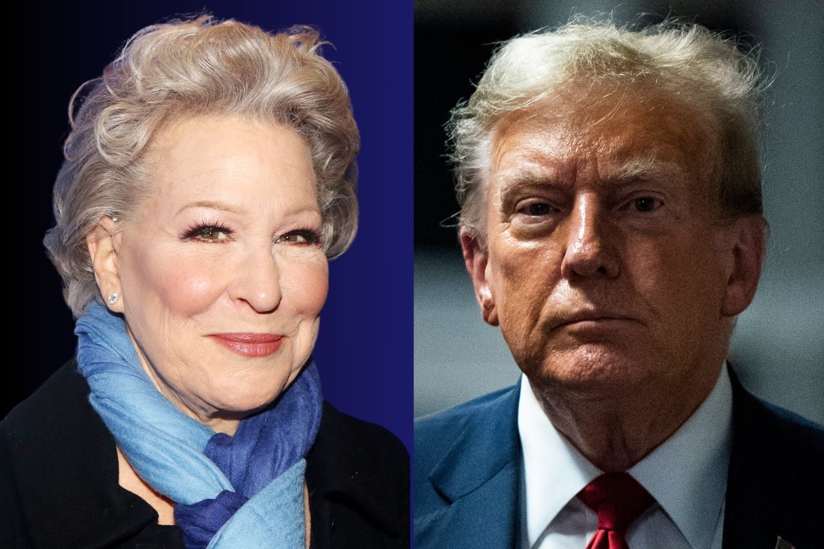 Bette Midler and Donald Trump