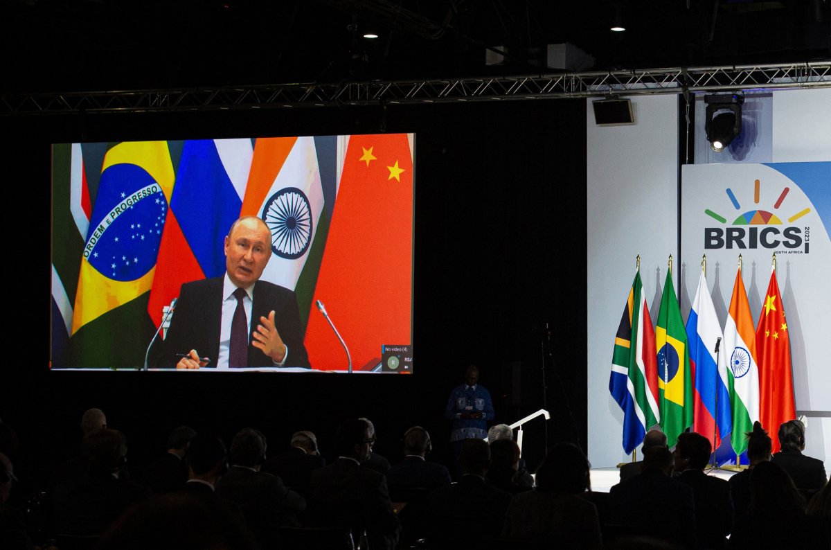 Vladimir Putin at BRICS summit