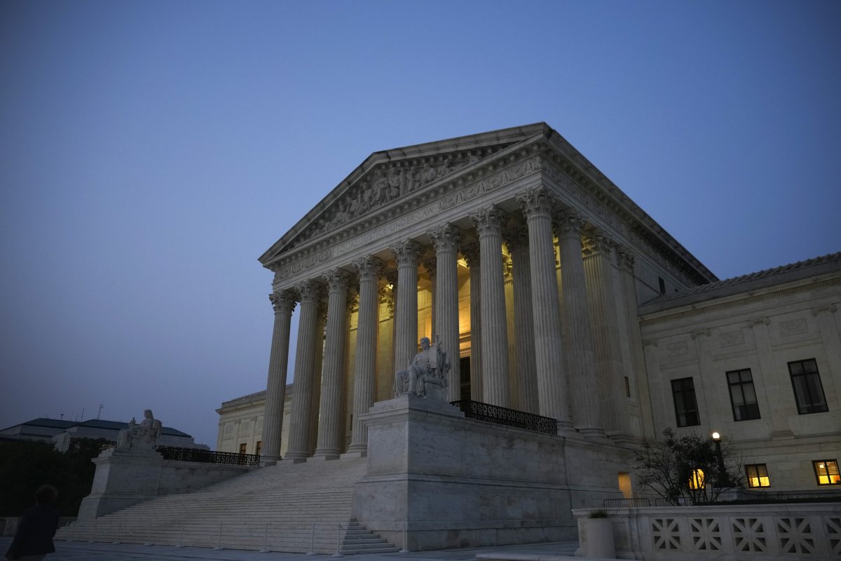 The U.S. Supreme Court is shown