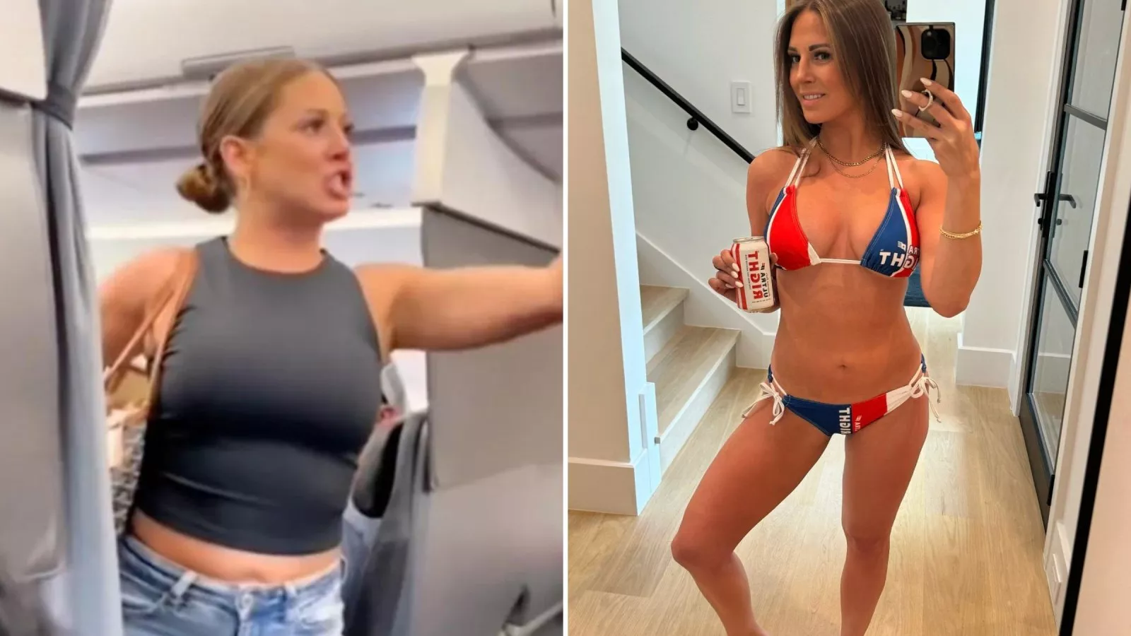 Viral 'Not Real' Plane Woman Is Now a Right-Wing Influencer - Newsweek