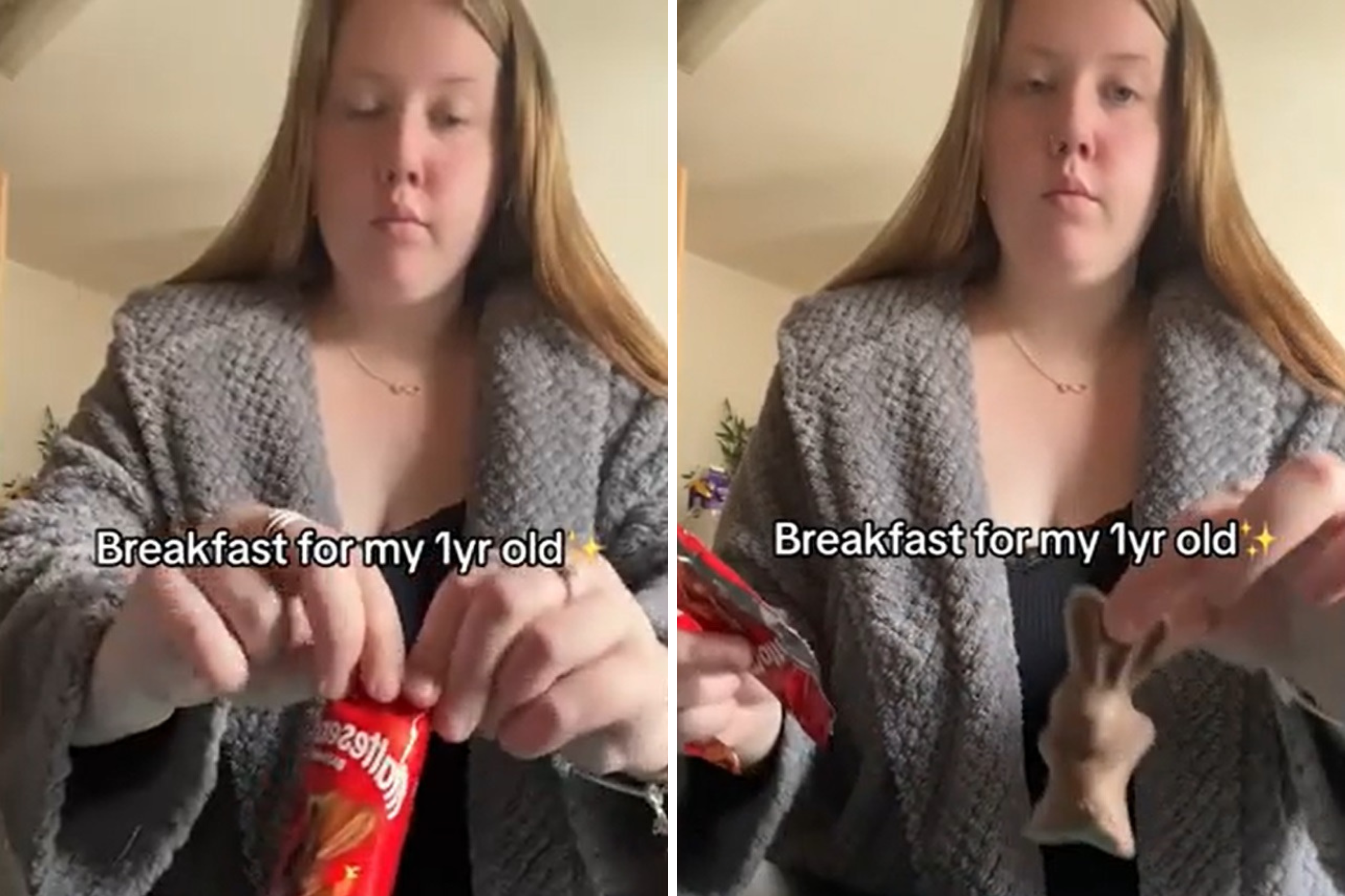 Fury over mom’s unconventional breakfast for toddler, but there’s a twist