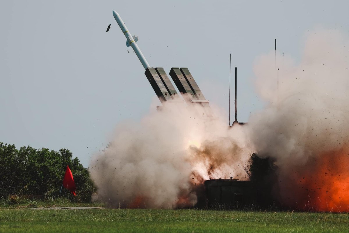 Taiwan Tests Land Sword II Missiles