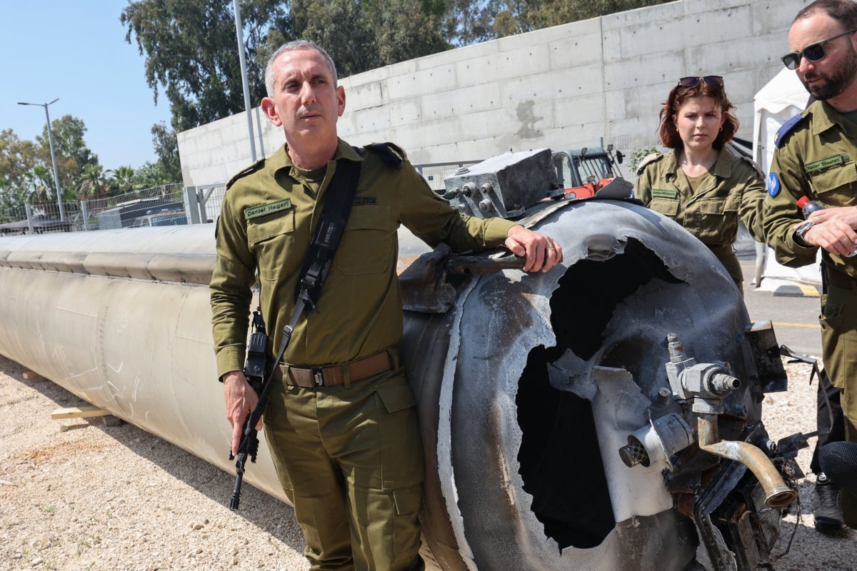 Israeli military spokesman Rear Admiral Daniel Hagari
