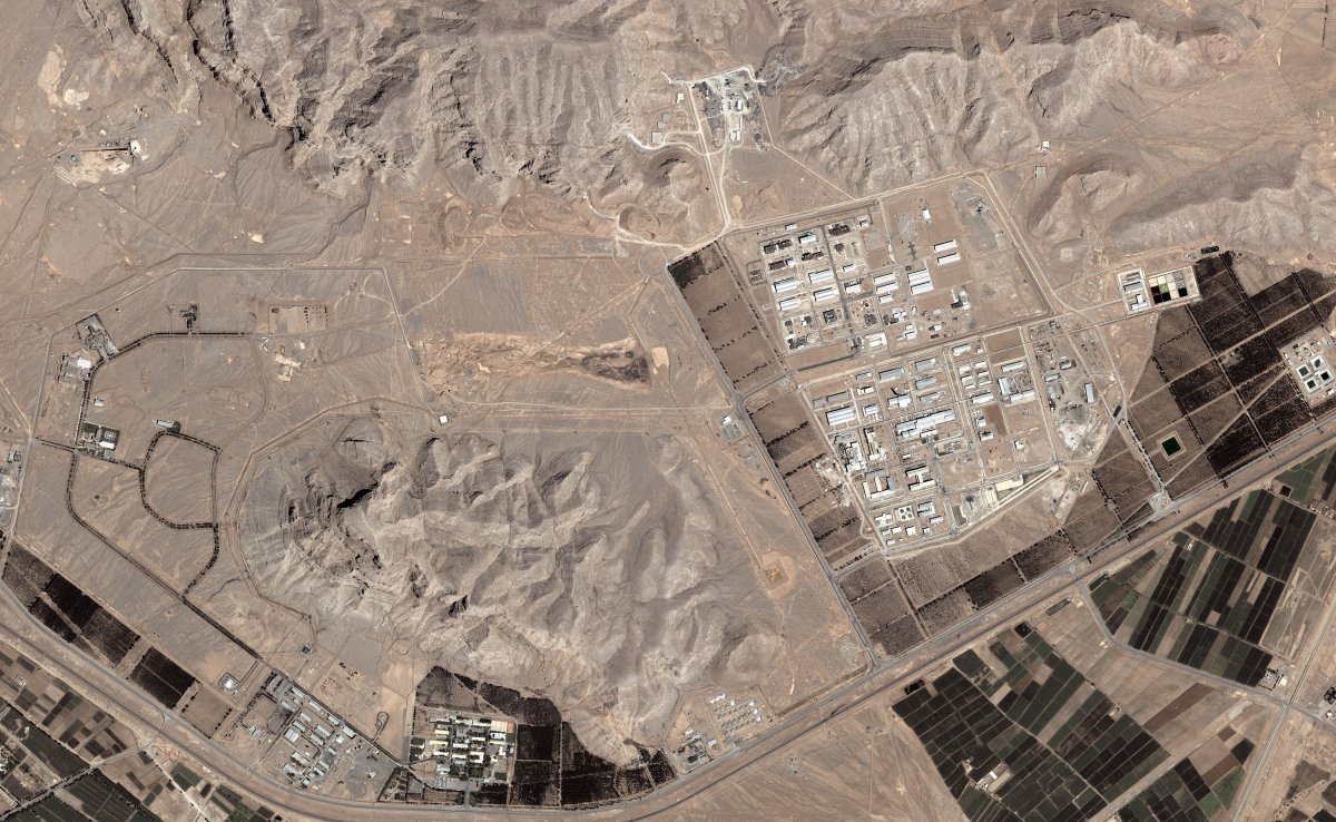 Satellite image of uranium plant in Isfahan