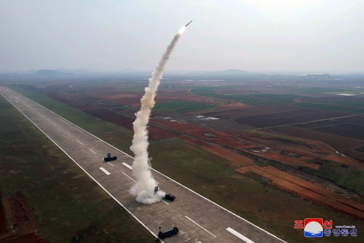 North Korea Test Fires Missile 