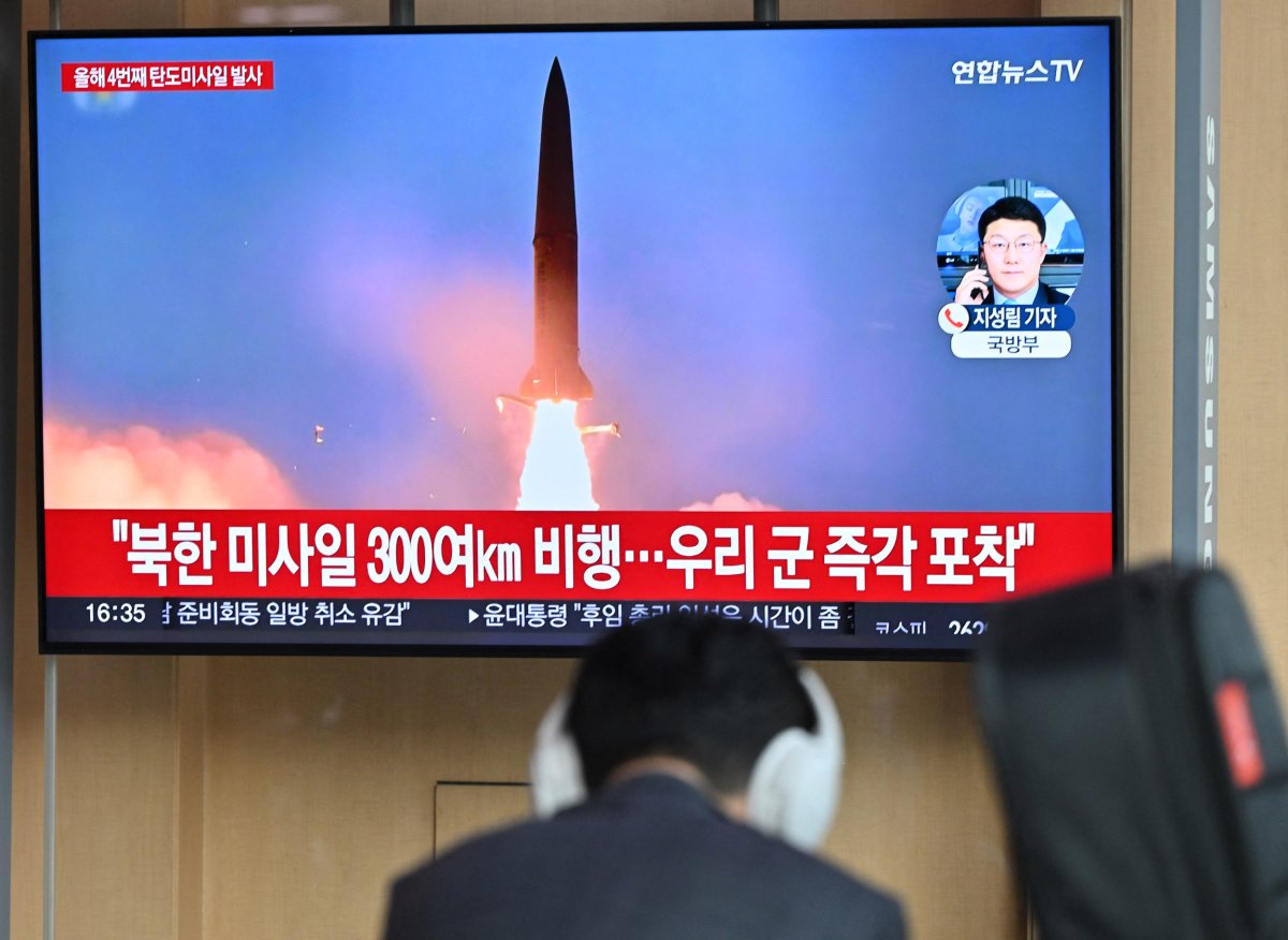 North Korea Fires Missiles Off East Coast