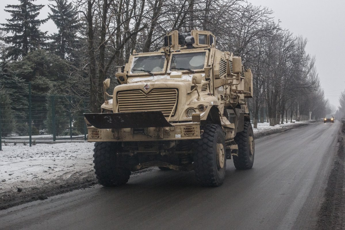 American MRAP in service in Ukraine 2023