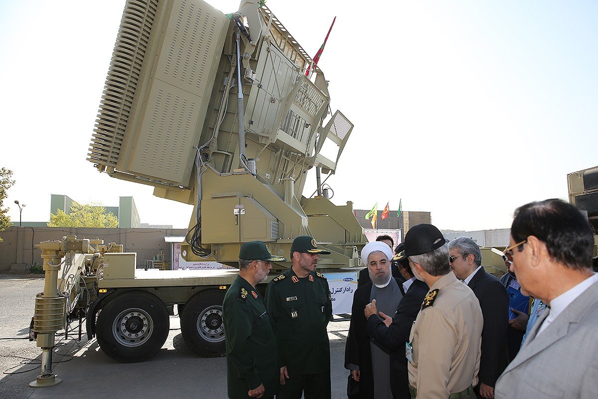 Iran's Bavar-373 air-defense system pictured in Tehran