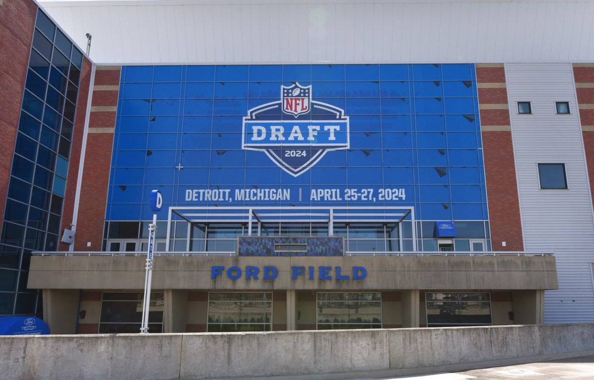 NFL Draft headquarters at Ford Field