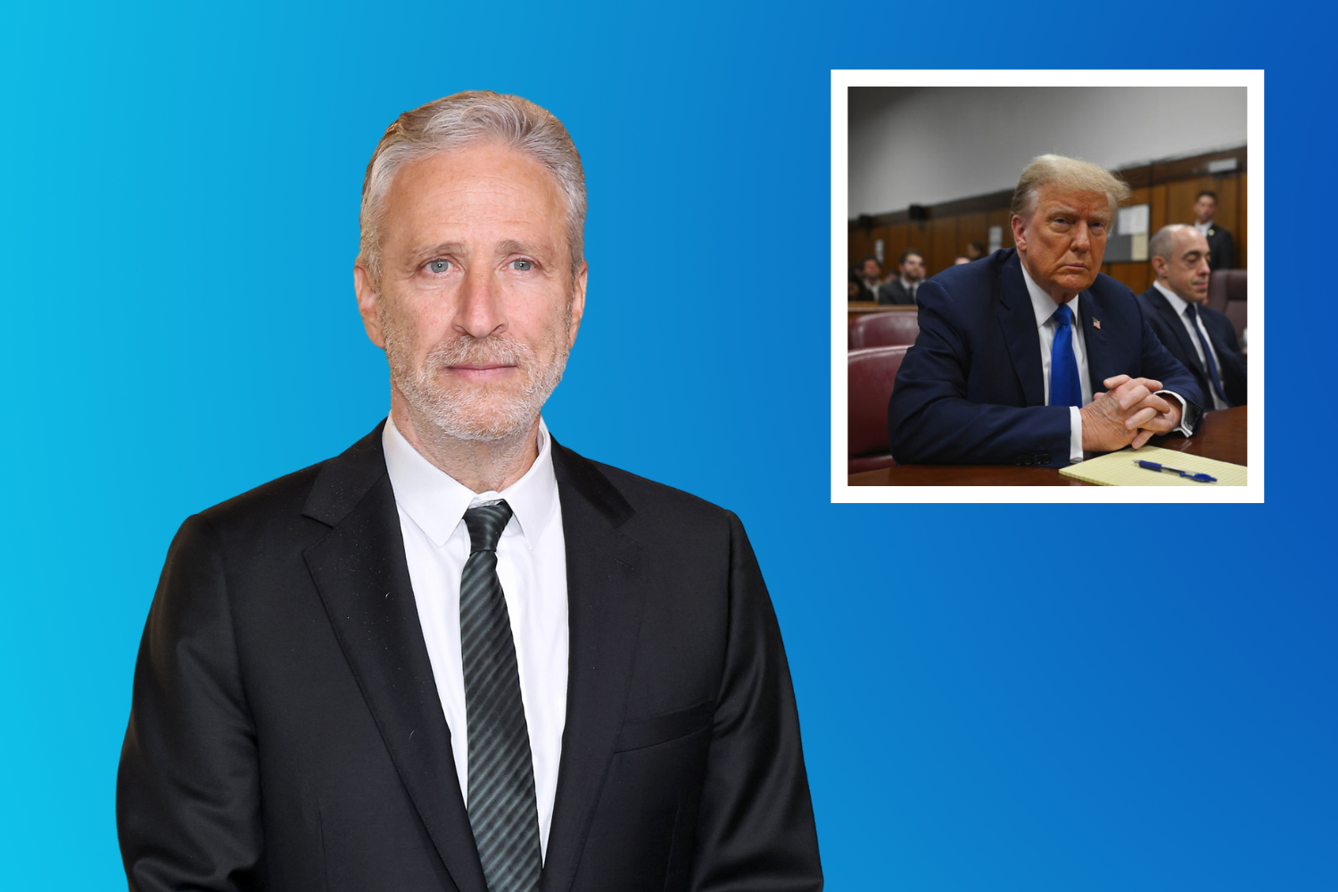 Jon Stewart compare la couverture du procès de Donald Trump à OJ Simpson