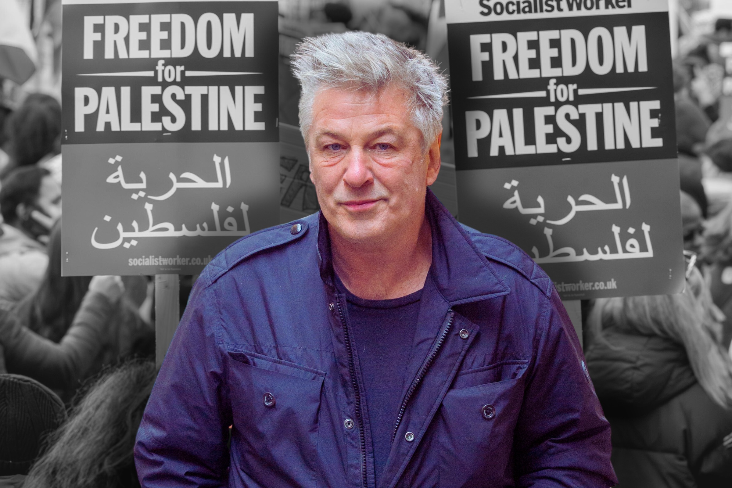 L’affrontement d’Alec Baldwin avec un manifestant de la « Palestine libre » a été vu 3 millions de fois