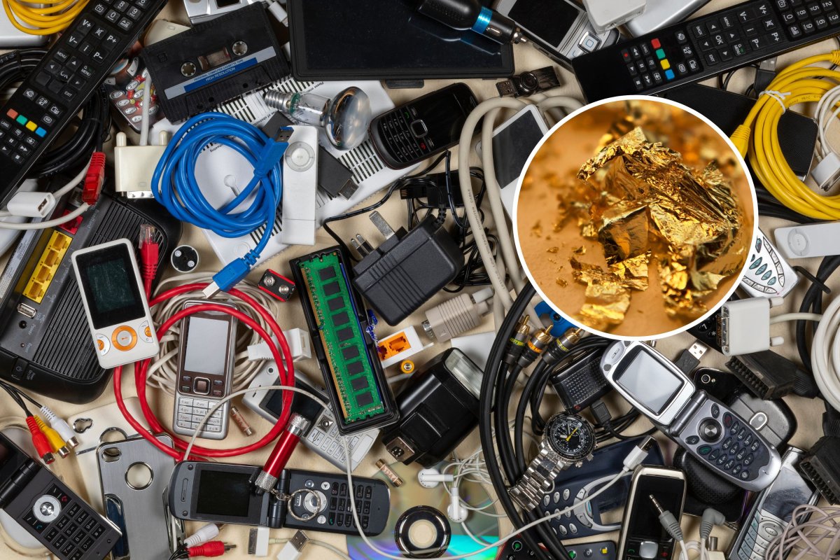 electronic waste and gold