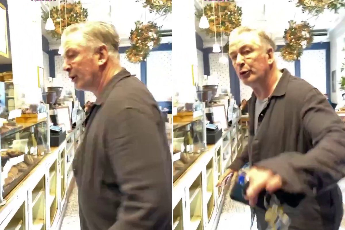 Alec Baldwin clashes with protester