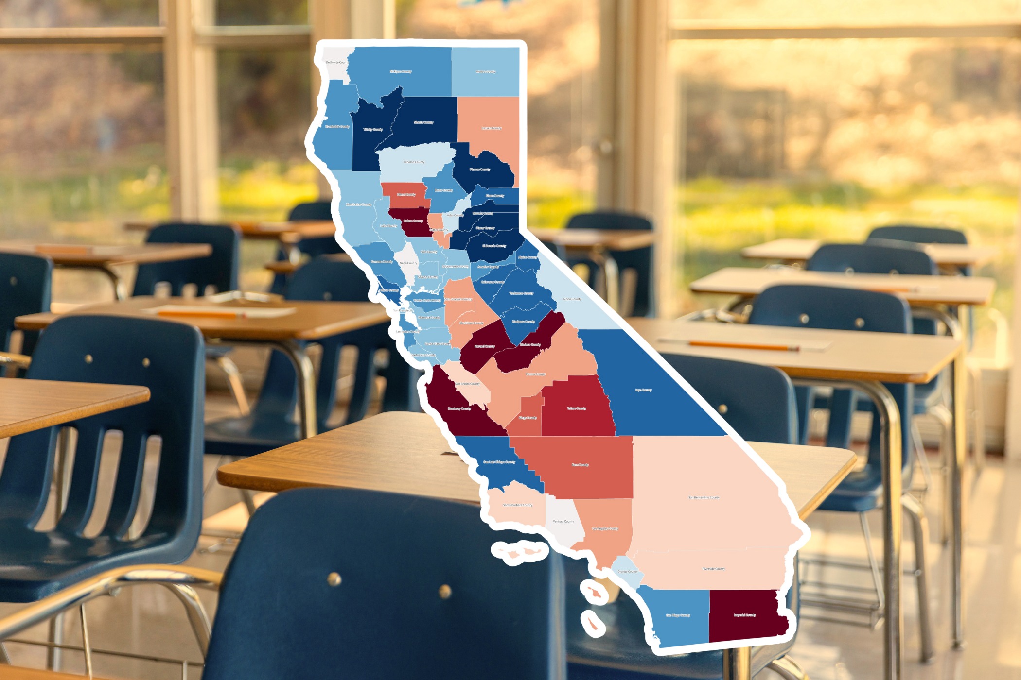 California Map Reveals Areas With Most High School Dropouts - Newsweek