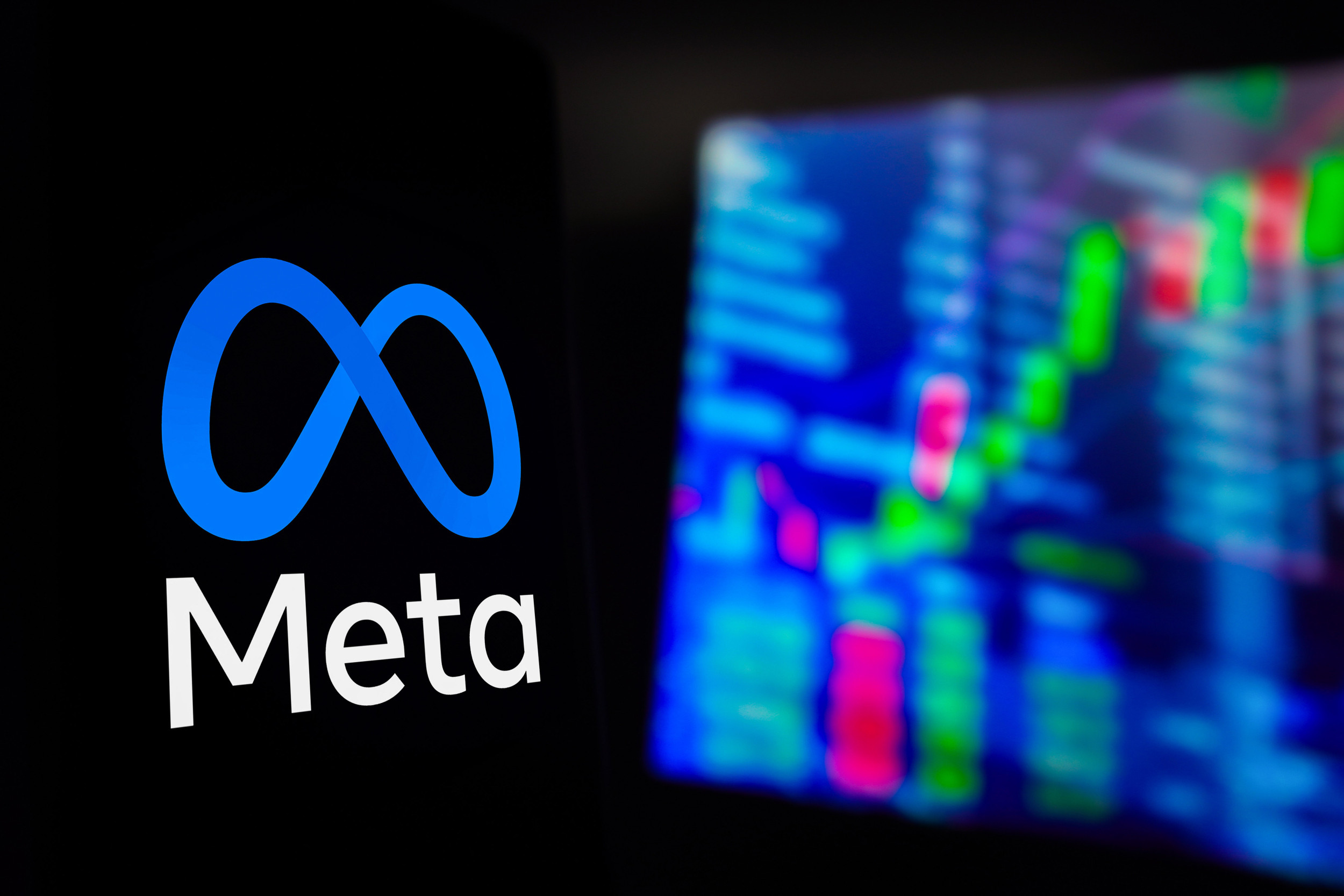 Meta logo illustration