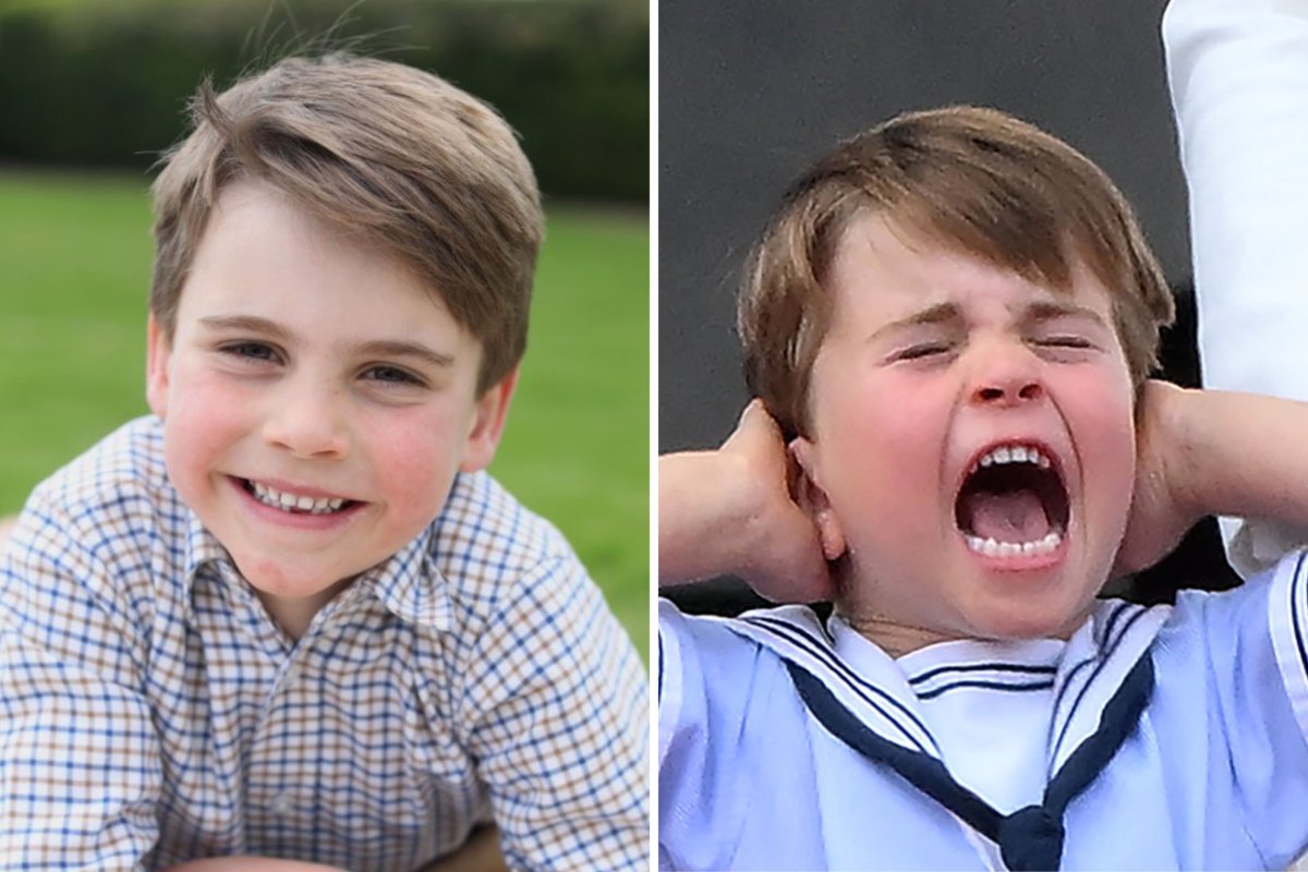 Prince Louis Aged Six and Four