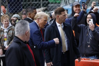 Trump stops in Midtown