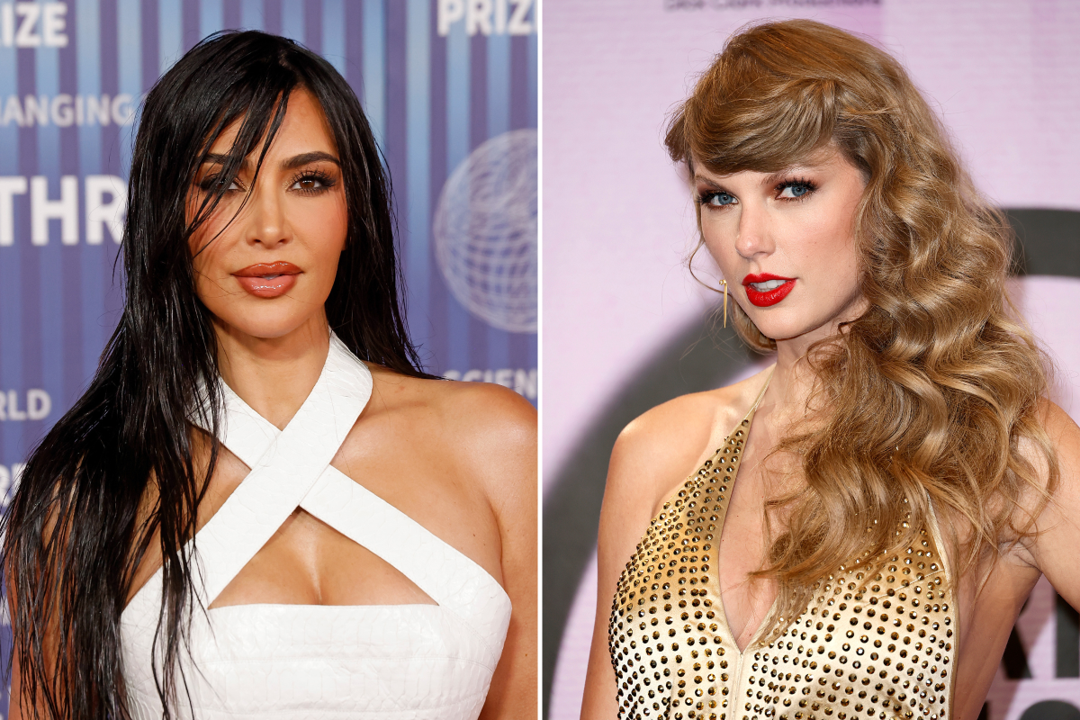 Kim Kardashian (left), 2024. Taylor Swift, 2022