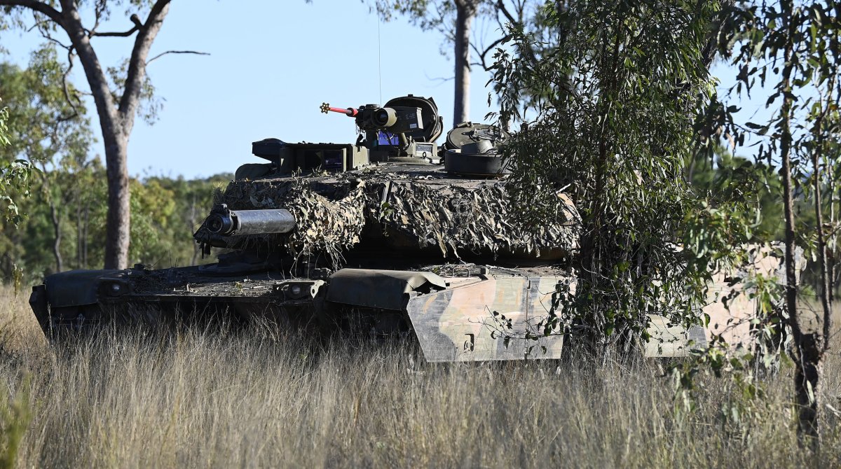 Australian M1 Abrams during drills June 2023