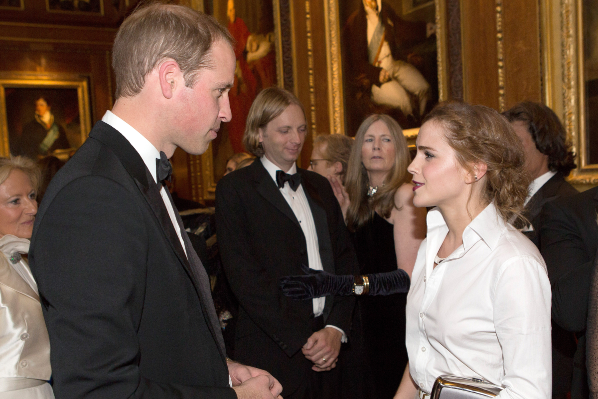 Prince William and Emma Watson