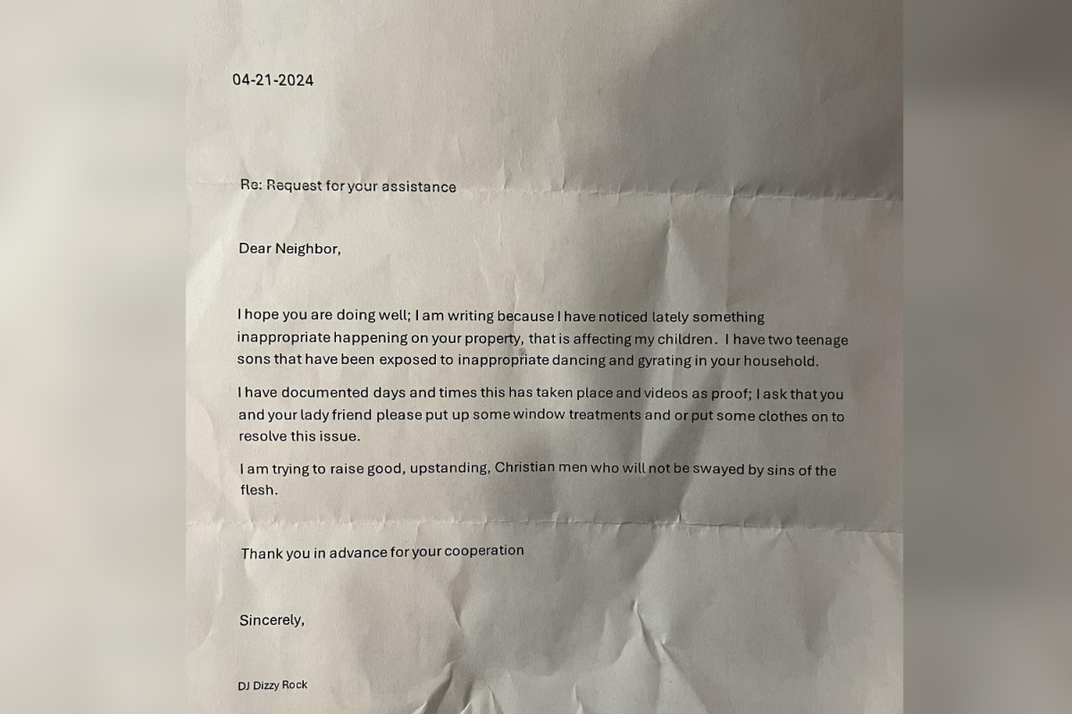 Note for neighbor