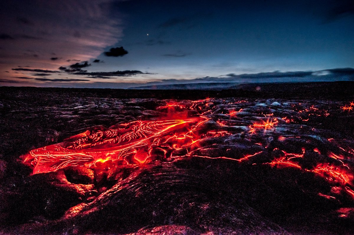 Kilauea lava 