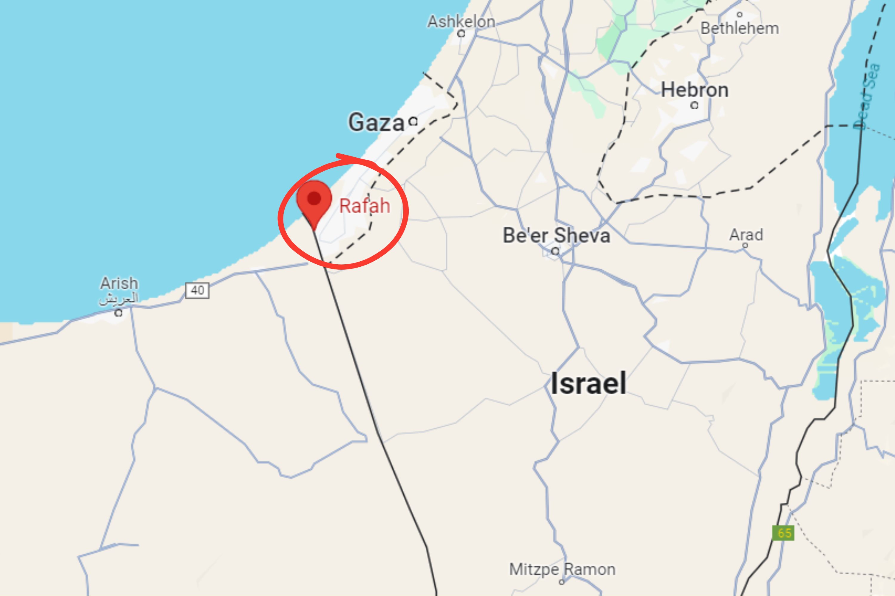 Où est Rafah ?  Une carte montre la prochaine attaque d’Israël