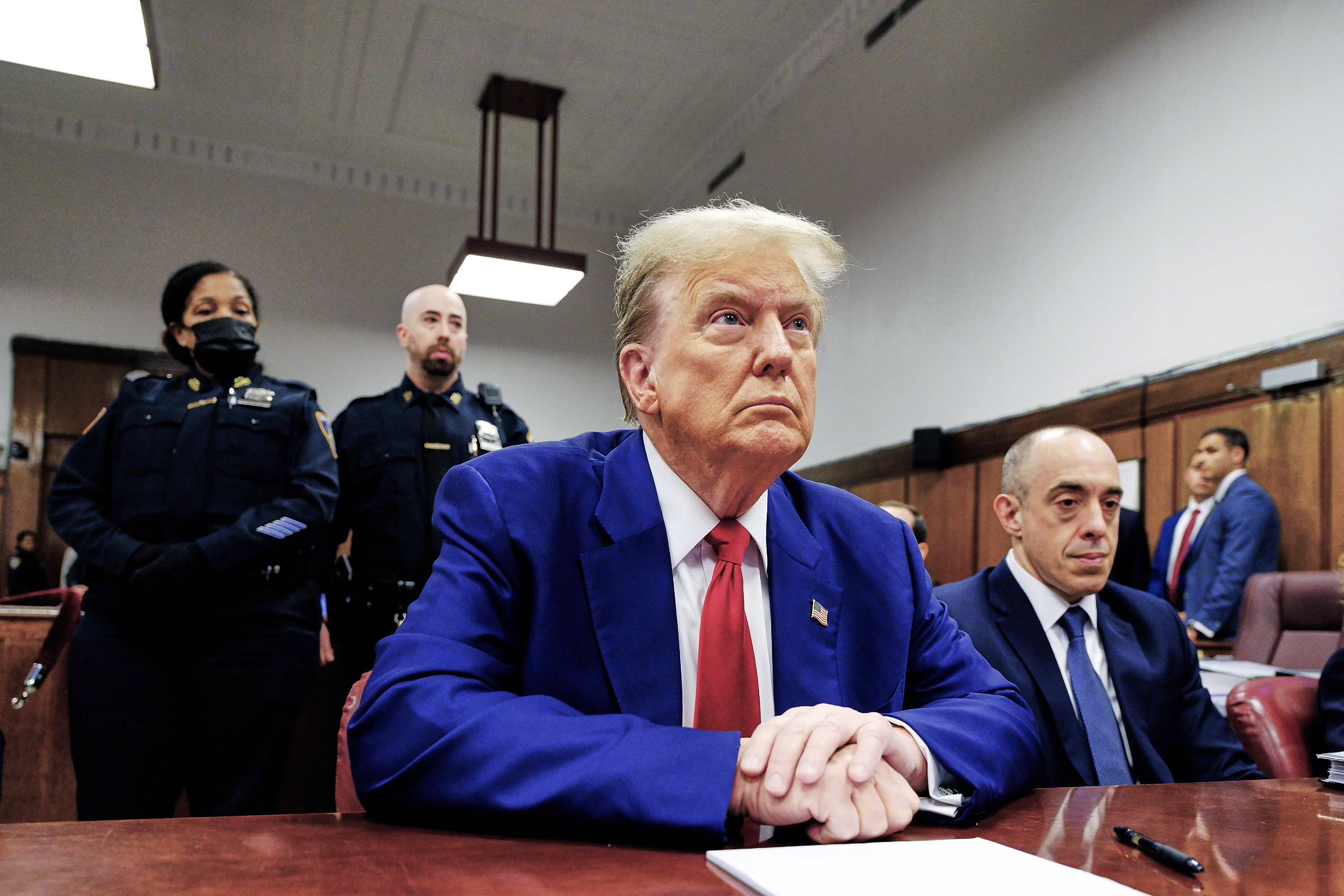 Donald Trump Adds Members to His Courtroom Posse