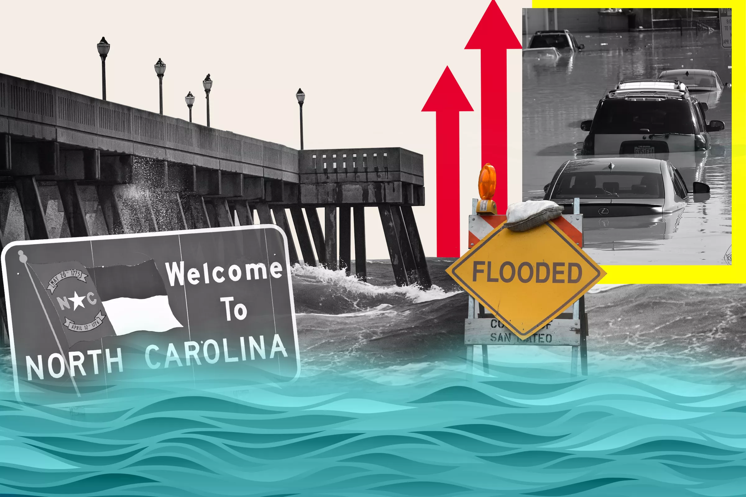 North Carolina Map Shows Where State Could Be Underwater From Sea Level Rise - Vimarsana News