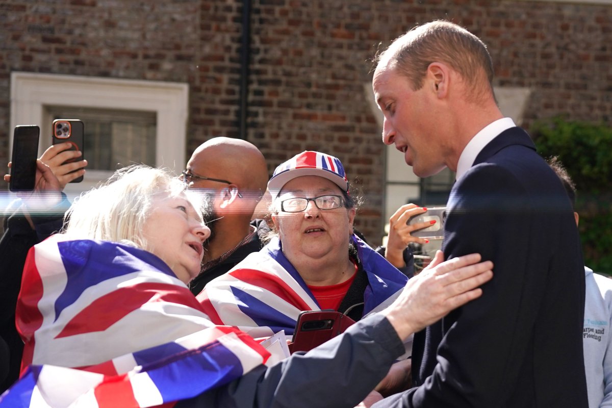 Prince William Meets Royal Watchers