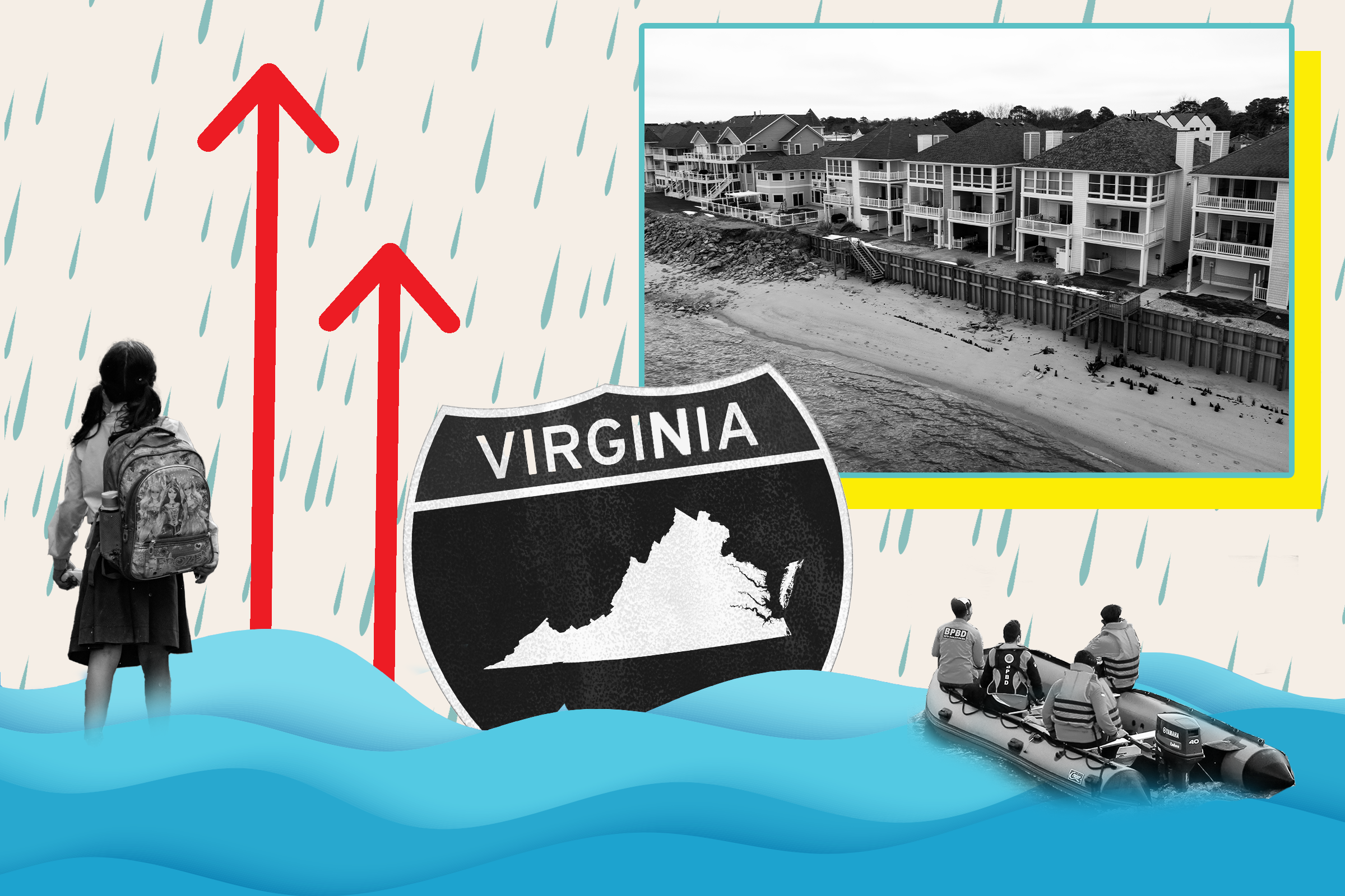 La carte de Virginie montre où l’État pourrait être sous l’eau en raison de l’élévation du niveau de la mer