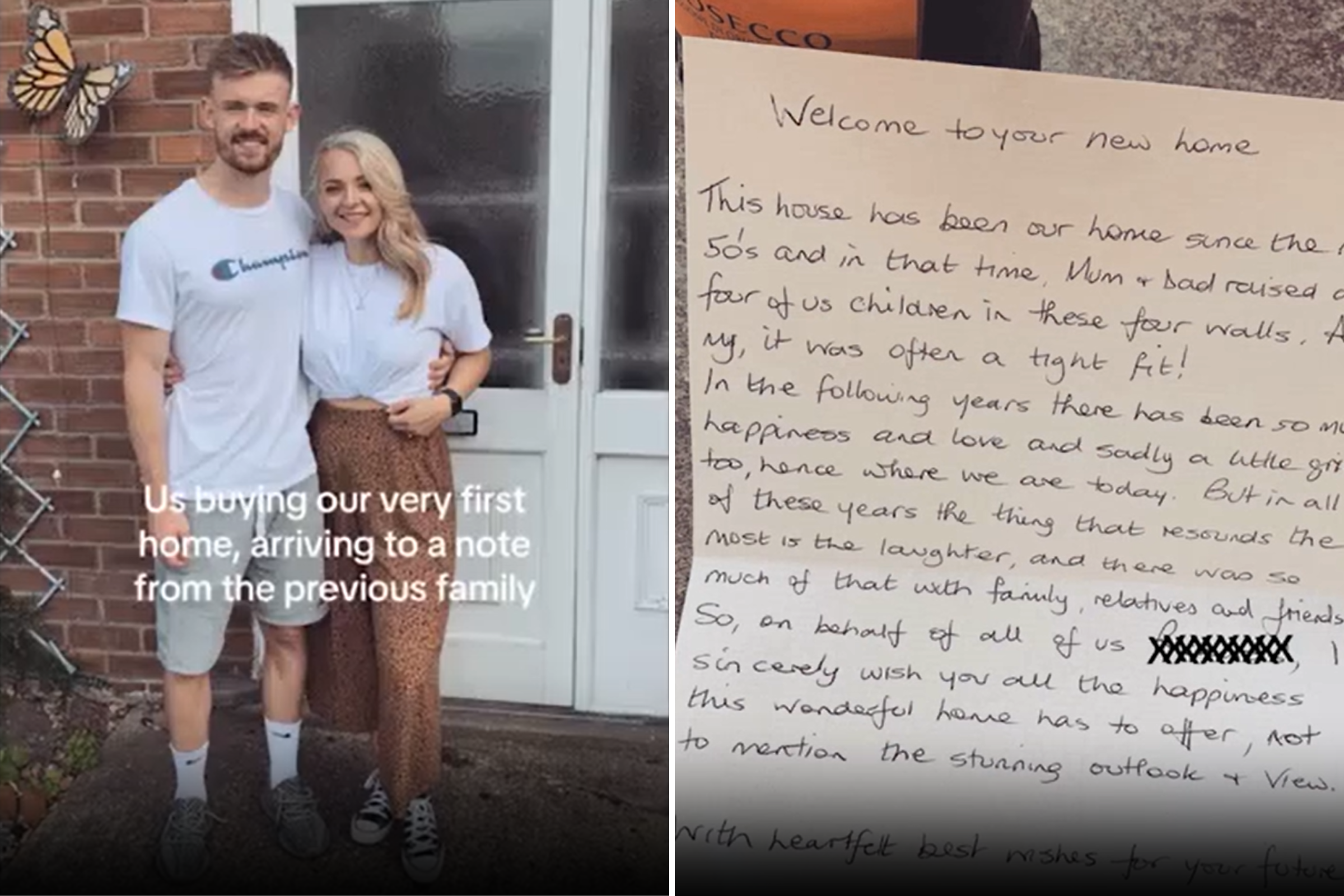Couple Buy First Home Together, Find Handwritten Note From Former Owners