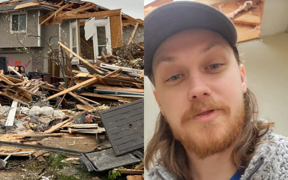 Man gets hilarious notification amid fallout from tornado that wrecked home
