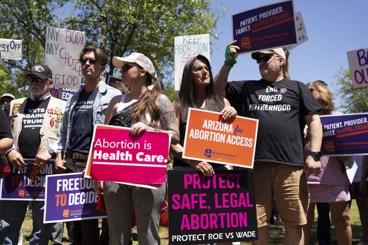 Arizona Republicans Repeal Abortion Ban—It's Still Going Into Effect Though - Newsweek