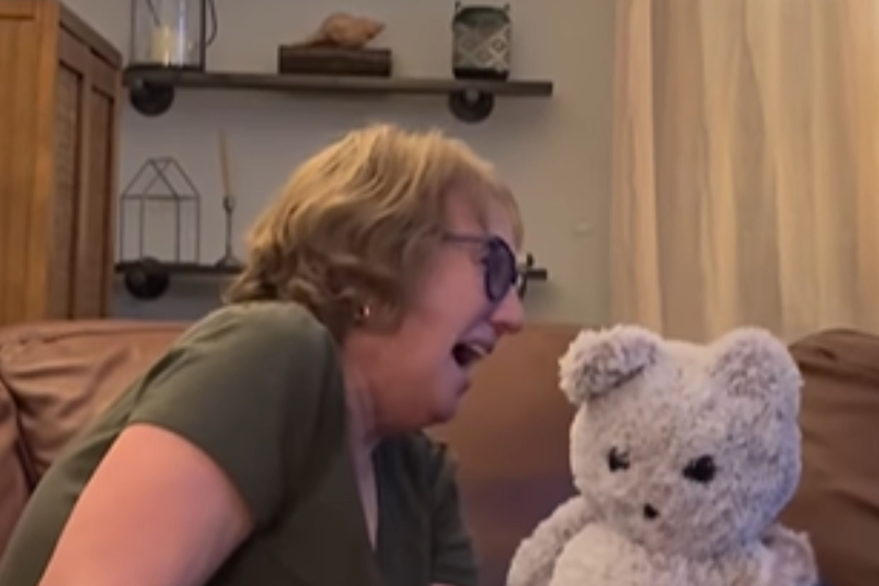 Grandma’s “innocent mistake” while sewing teddy leaves everyone in stitches