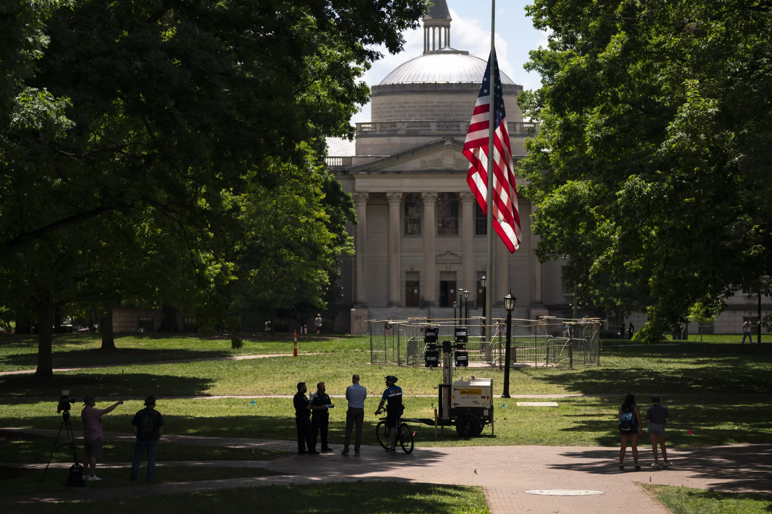 UNC Student Who Protected American Flag at Protest Grew Up in Russia - Vimarsana News