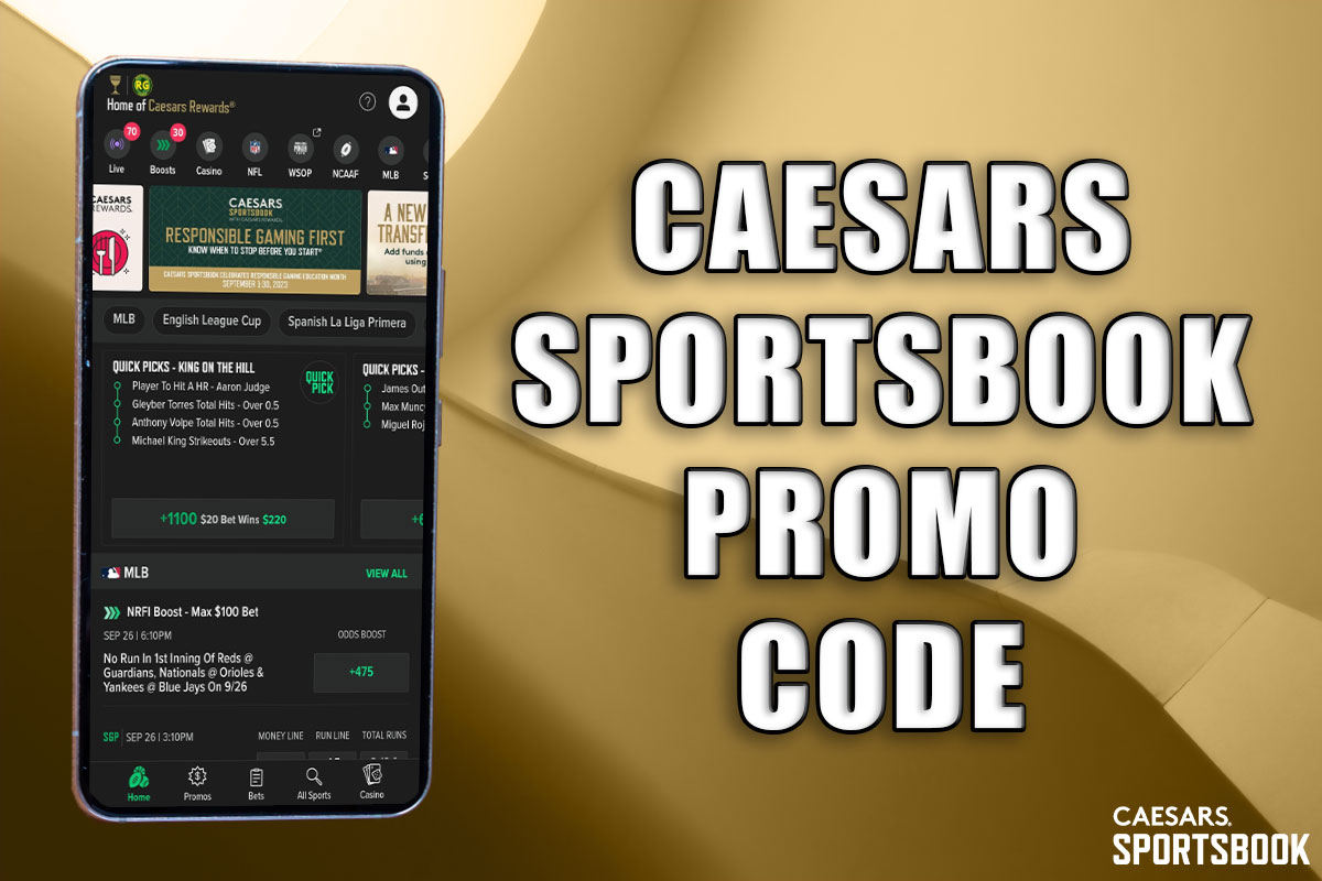 Caesars Sportsbook promo code NEWSWK1000: Score k first bet bonus tonight