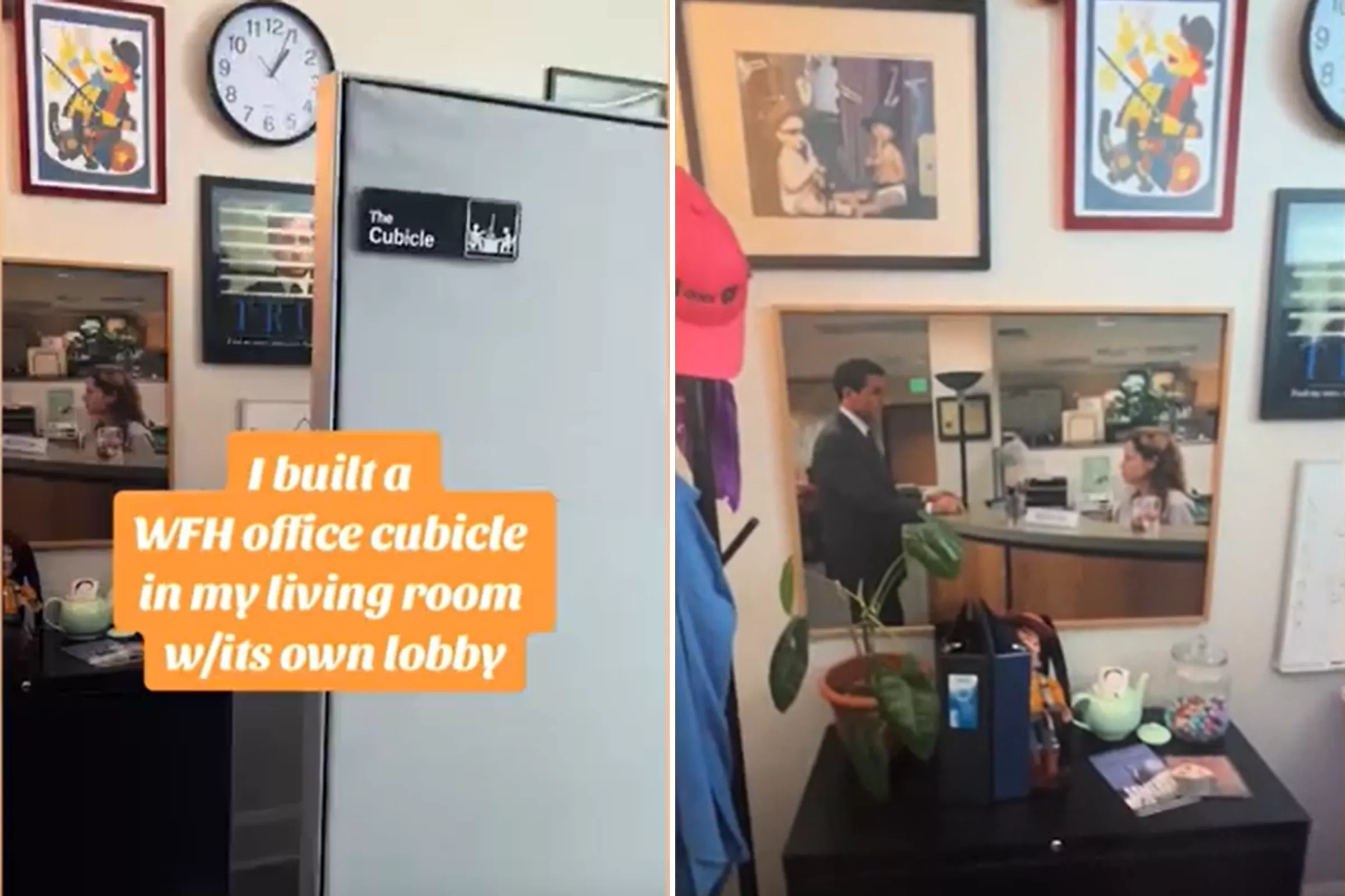 Woman Spends $3,000 Recreating 'The Office' as Her Work-From-Home Cubicle - Vimarsana News