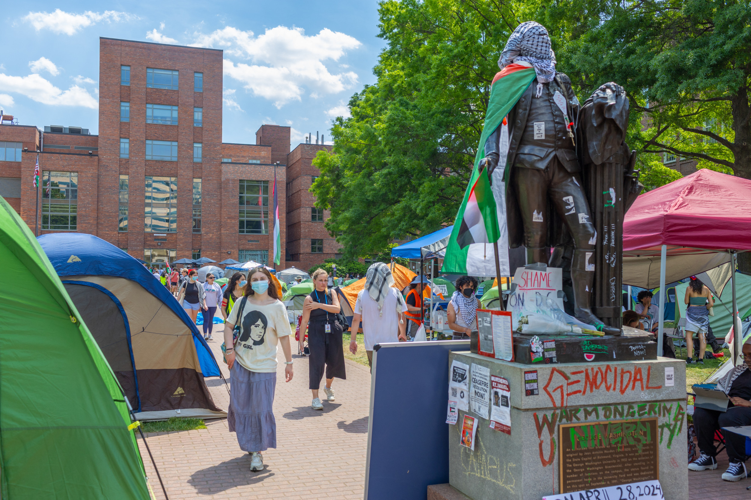 Map Shows States With No Campus Protests