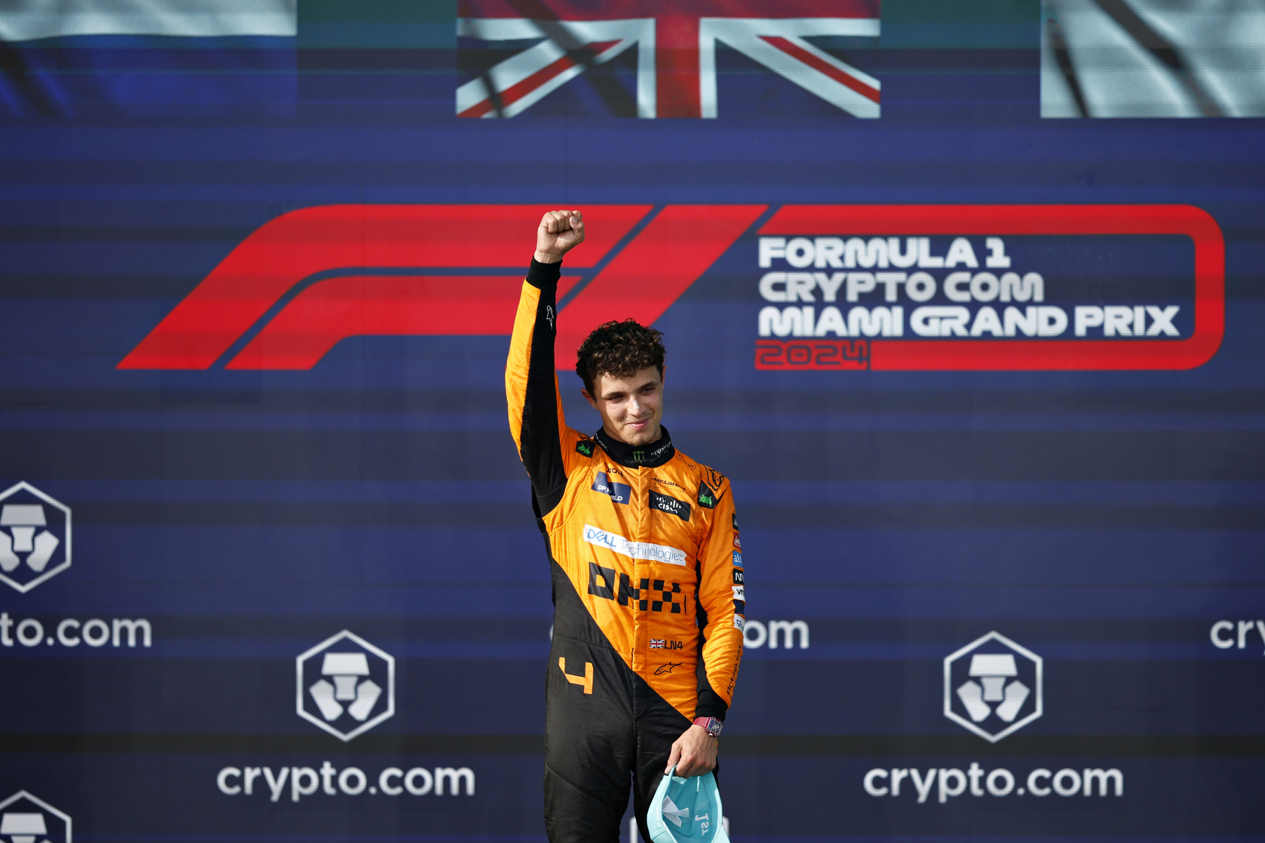 Lando Norris jokes about more injuries from his Miami GP celebrations