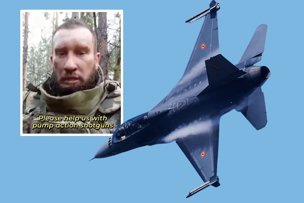 Russian Pleading For Shotgun And F-16 Flying