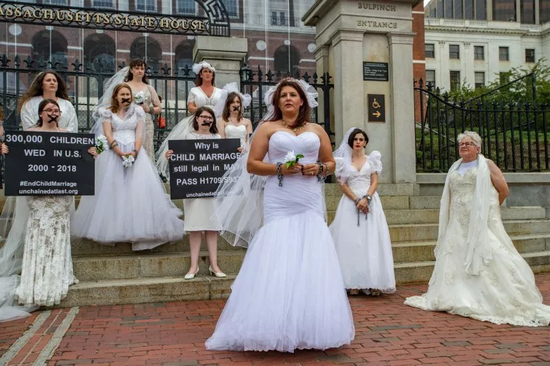 Which states haven't yet made a stand against child marriage?