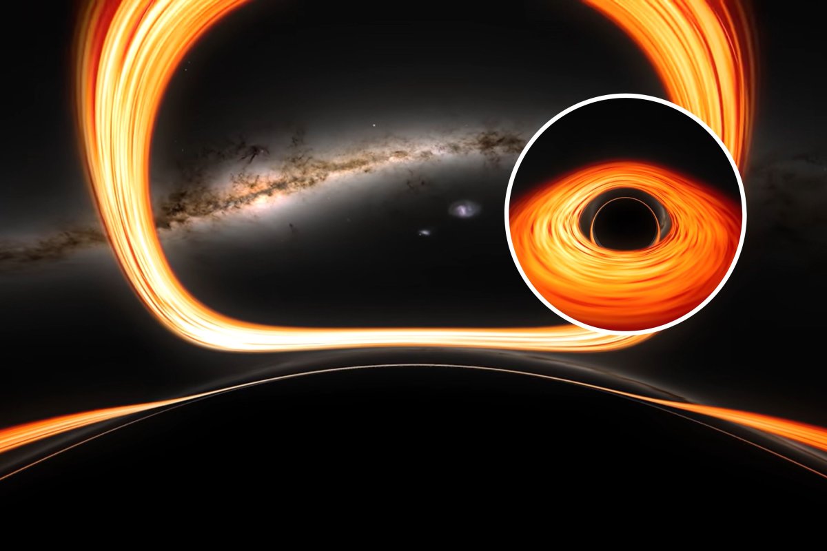 Un vídeo de la NASA muestra lo que pasaría si cayeras en un agujero negro