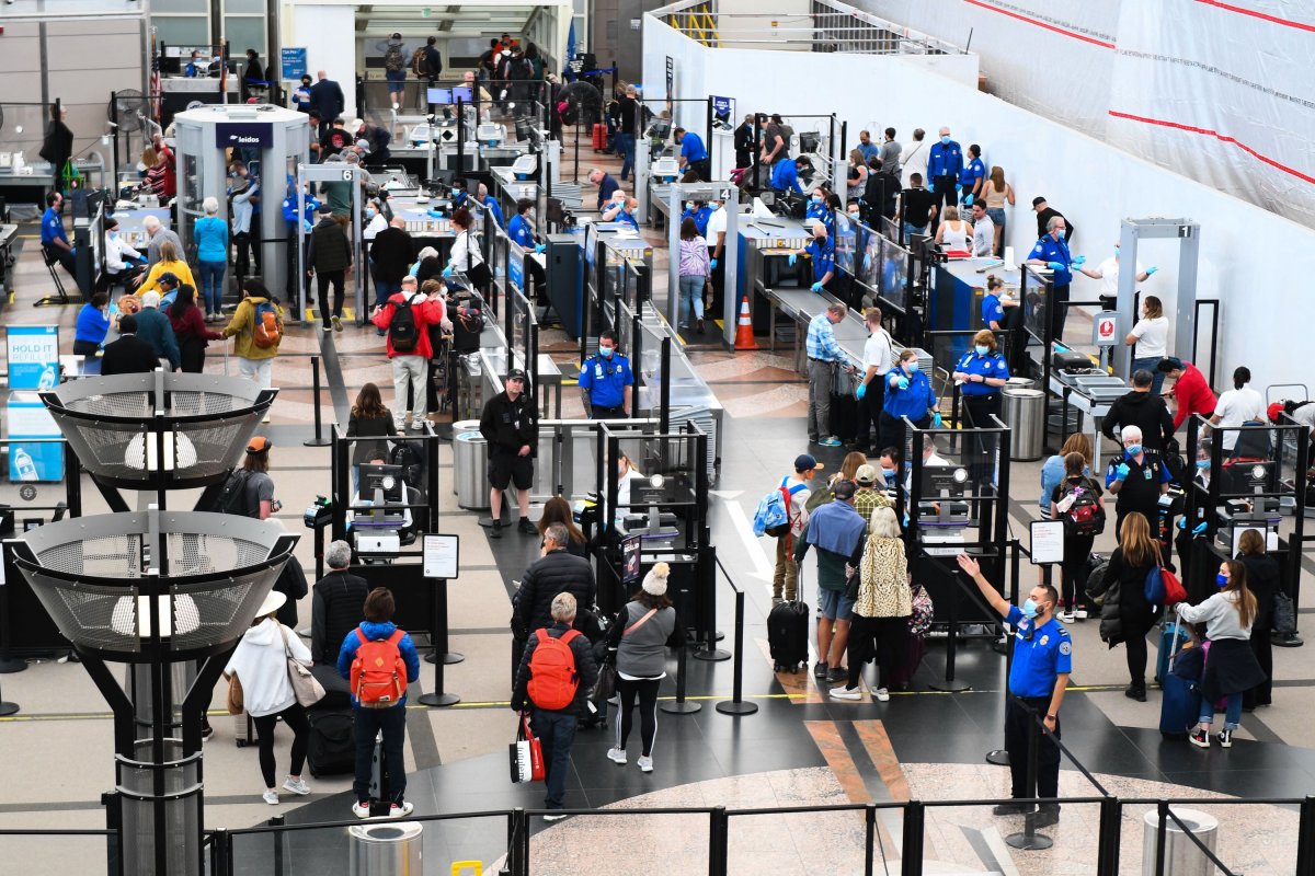 TSA checkpoint Denver airport