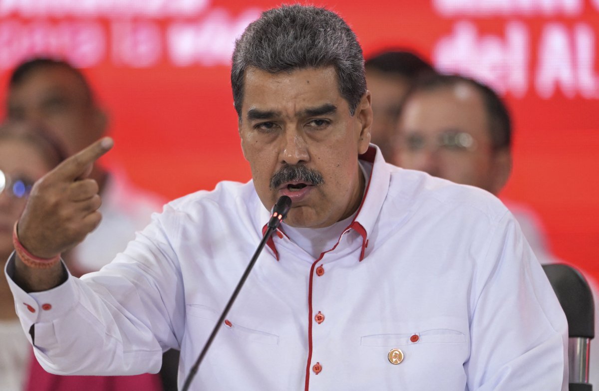 Venezuela's President Nicolas Maduro speaks 